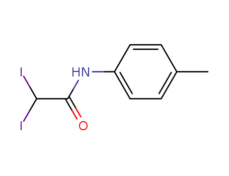 Molecular Structure of 53064-16-7 (Acetamide, 2,2-diiodo-N-(4-methylphenyl)-)