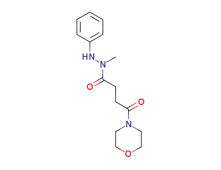 4-[3-(<i>N</i>-methyl-<i>N</i>'-phenyl-hydrazinocarbonyl)-propionyl]-morpholine
