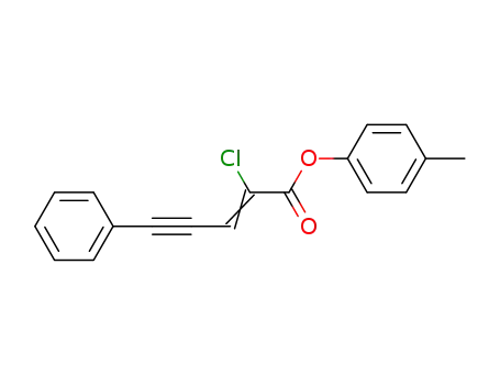 2-Chlor-5-phenyl-pent-2-en-4-insaeure-(4-kresylester)