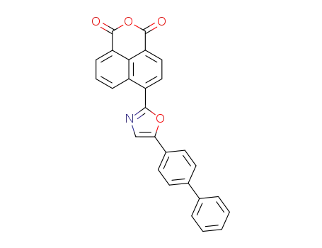 4-(5-biphenyl-4-yl-oxazol-2-yl)-naphthalene-1,8-dicarboxylic acid anhydride