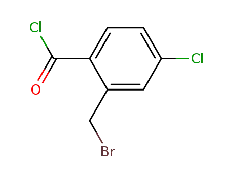 Molecular Structure of 62758-50-3 (Benzoyl chloride, 2-(bromomethyl)-4-chloro-)