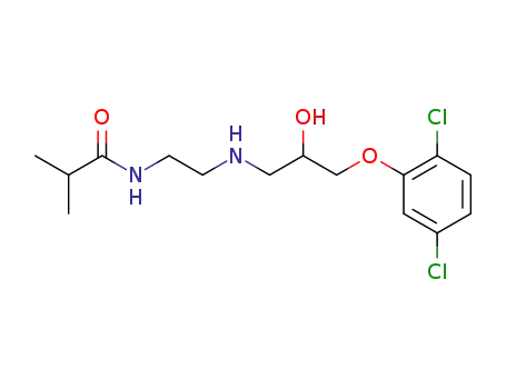 N-{2-[3-(2,5-Dichloro-phenoxy)-2-hydroxy-propylamino]-ethyl}-isobutyramide