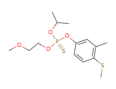 Thiophosphoric acid O-isopropyl ester O'-(2-methoxy-ethyl) ester O''-(3-methyl-4-methylsulfanyl-phenyl) ester