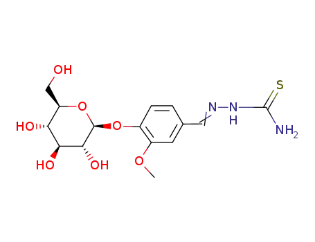 4-β-D-glucopyranosyloxy-3-methoxy-benzaldehyde thiosemicarbazone