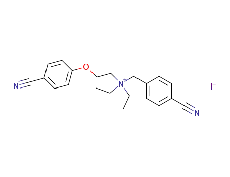 (4-Cyano-benzyl)-[2-(4-cyano-phenoxy)-ethyl]-diethyl-ammonium; iodide