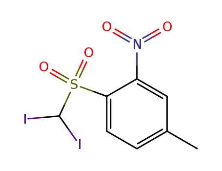 1-(Diiodo-methanesulfonyl)-4-methyl-2-nitro-benzene