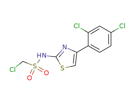 <i>C</i>-chloro-<i>N</i>-[4-(2,4-dichloro-phenyl)-thiazol-2-yl]-methanesulfonamide