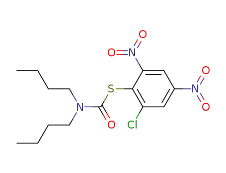 N<sub>.</sub>N-Dibutylthiocarbamidsaeure-S-(2-chlor-4.6-dinitro-phenylester)