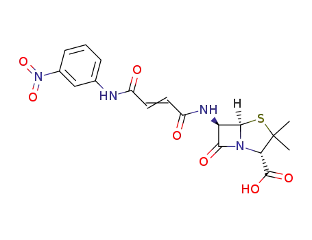 6β-[3-(3-nitro-phenylcarbamoyl)-acryloylamino]-penicillanic acid