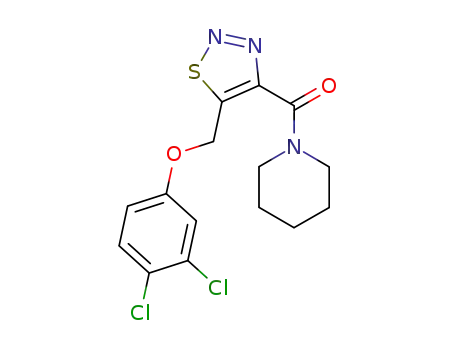 1-[5-(3,4-dichloro-phenoxymethyl)-[1,2,3]thiadiazole-4-carbonyl]-piperidine