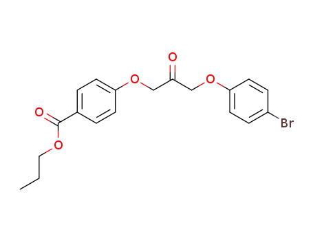 4-[3-(4-Bromo-phenoxy)-2-oxo-propoxy]-benzoic acid propyl ester