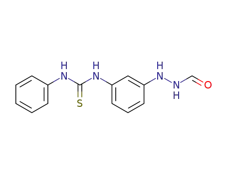 Molecular Structure of 63402-21-1 (Thiourea, N-[3-(2-formylhydrazino)phenyl]-N'-phenyl-)