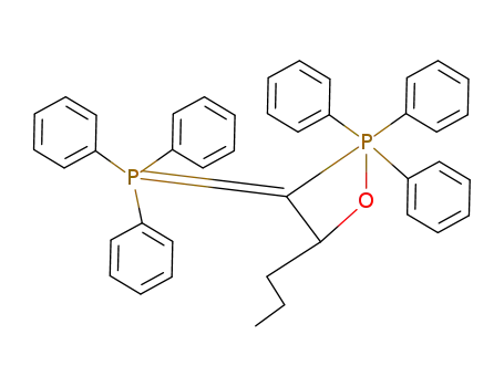 2,2,2-Triphenyl-4-propyl-3-(triphenyl-λ<sup>5</sup>-phosphanylidene)-2λ<sup>5</sup>-[1,2]oxaphosphetane