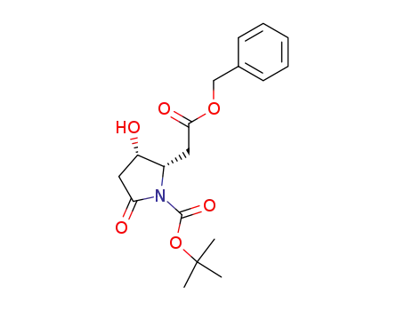 (4S,5S)-5-benzyloxycarbonylmethyl-4-hydroxy-1-t-butoxycarbonylpyrrolidin-2-one