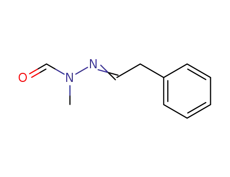 Molecular Structure of 61748-17-2 (Hydrazinecarboxaldehyde, methyl(2-phenylethylidene)-)