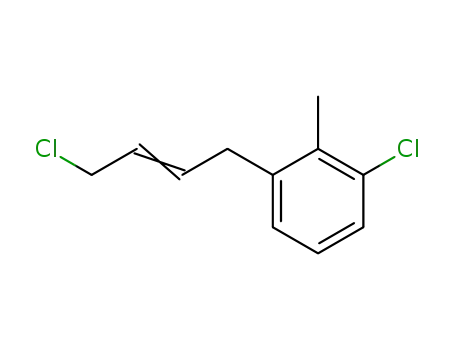 Molecular Structure of 30359-56-9 (1-Chlor-4-(3-chlor-o-tolyl)-but-2-en)