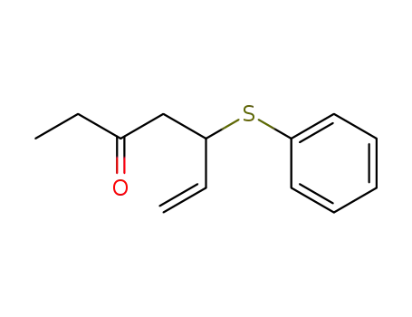 Molecular Structure of 116671-48-8 (5-Phenylsulfanyl-hept-6-en-3-one)