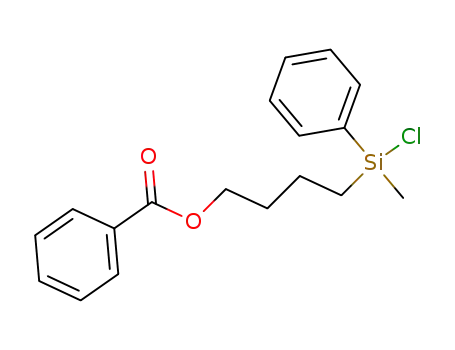 Molecular Structure of 70761-37-4 (1-Butanol, 4-(chloromethylphenylsilyl)-, benzoate)