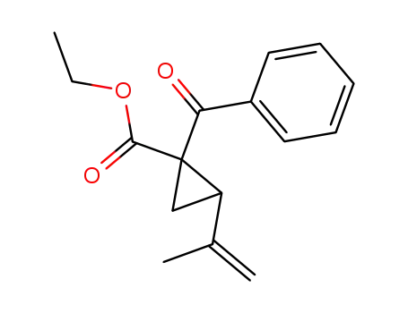 1-Benzoyl-1-carbaethoxy-2-<isopropenyl-(2)>-cyclopropan