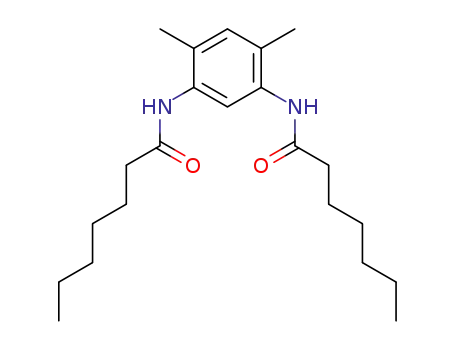 Molecular Structure of 117784-64-2 (Heptanoic acid (5-heptanoylamino-2,4-dimethyl-phenyl)-amide)