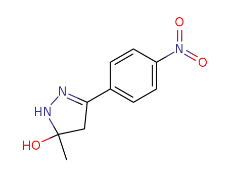 1H-Pyrazol-5-ol, 4,5-dihydro-5-methyl-3-(4-nitrophenyl)-