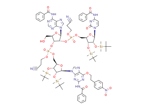 C<sub>88</sub>H<sub>118</sub>N<sub>16</sub>O<sub>23</sub>P<sub>2</sub>Si<sub>4</sub>