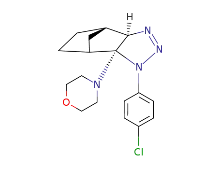 1-(4-chloro-phenyl)-7a-morpholin-4-yl-3a,4,5,6,7,7a-hexahydro-1<i>H</i>-4,7-methano-benzo[1,2,3]triazole
