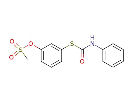 3-[(Phenylcarbamoyl)sulfanyl]phenyl methanesulfonate
