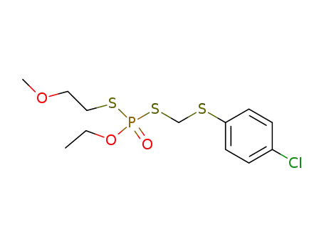 Dithiophosphoric acid S-(4-chloro-phenylsulfanylmethyl) ester O-ethyl ester S'-(2-methoxy-ethyl) ester