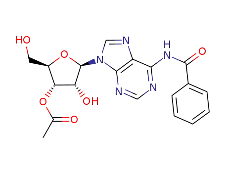 Acetic acid (2R,3S,4R,5R)-5-(6-benzoylamino-purin-9-yl)-4-hydroxy-2-hydroxymethyl-tetrahydro-furan-3-yl ester