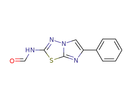 Molecular Structure of 64403-92-5 (Formamide, N-(6-phenylimidazo[2,1-b]-1,3,4-thiadiazol-2-yl)-)