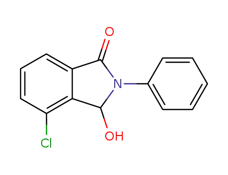 Molecular Structure of 146516-82-7 (4-chloro-3-hydroxy-2-phenyl-2,3-dihydro-1H-isoindol-1-one)