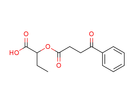 (+/-)-2-<3-Benzoyl-propanoxy>-buttersaeure
