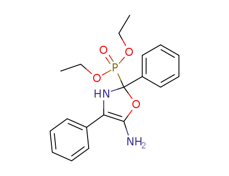 (5-amino-2,4-diphenyl-2,3-dihydro-oxazol-2-yl)-phosphonic acid diethyl ester