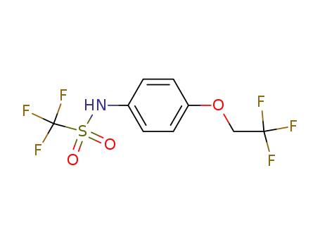 C,C,C-Trifluoro-N-[4-(2,2,2-trifluoro-ethoxy)-phenyl]-methanesulfonamide