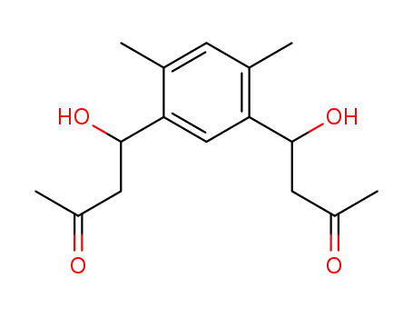 4.6-Dimethyl-1.3-bis-<1-hydroxy-3-oxo-butyl>-benzol
