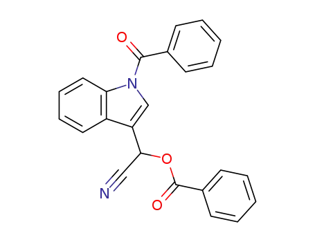 Benzoic acid (1-benzoyl-1H-indol-3-yl)-cyano-methyl ester