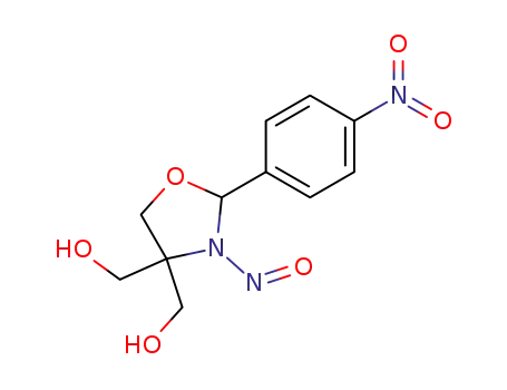 [2-(4-nitro-phenyl)-3-nitroso-oxazolidine-4,4-diyl]-bis-methanol