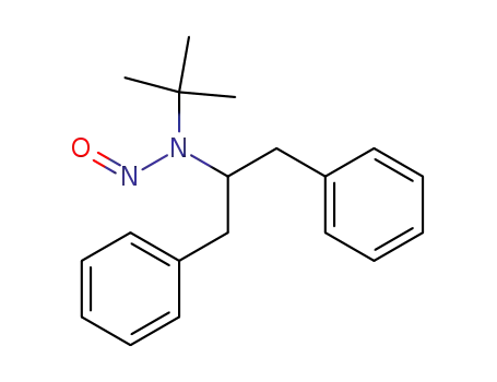Molecular Structure of 63401-01-4 (Benzeneethanamine, N-(1,1-dimethylethyl)-N-nitroso-a-(phenylmethyl)-)