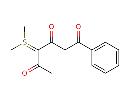 Molecular Structure of 56519-24-5 (Sulfonium, dimethyl-, 1-acetyl-2,4-dioxo-4-phenylbutylide)