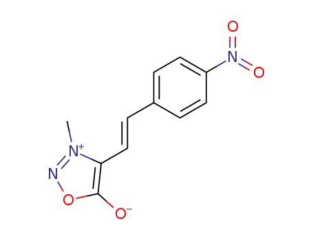 3-methyl-4-(4-nitro-<i>trans</i>-styryl)-sydnone