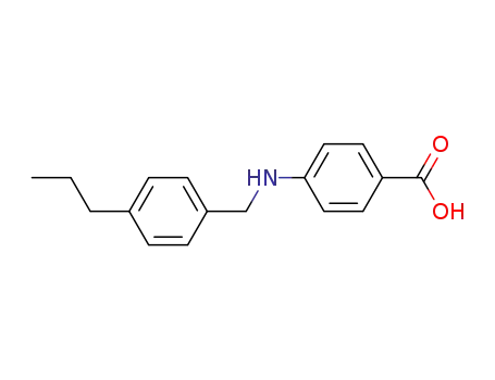 Benzoic acid, 4-[[(4-propylphenyl)methyl]amino]-