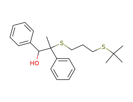 2-(3-tert-Butylsulfanyl-propylsulfanyl)-1,2-diphenyl-propan-1-ol