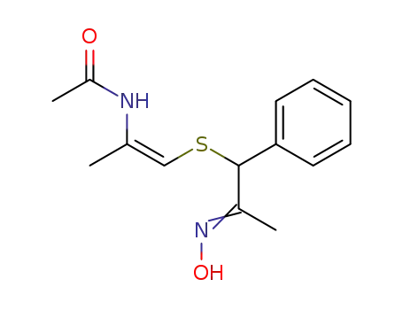 N-((Z)-2-{2-[(Z)-Hydroxyimino]-1-phenyl-propylsulfanyl}-1-methyl-vinyl)-acetamide
