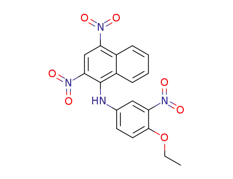 Molecular Structure of 68105-68-0 ((2,4-Dinitro-naphthalen-1-yl)-(4-ethoxy-3-nitro-phenyl)-amine)