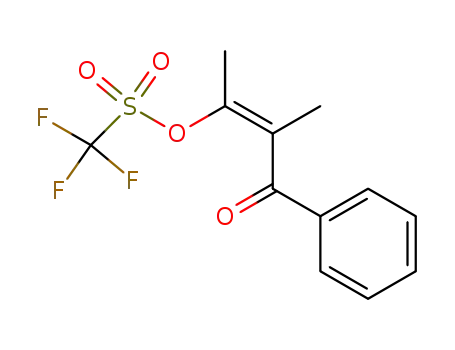 Trifluoro-methanesulfonic acid (Z)-1,2-dimethyl-3-oxo-3-phenyl-propenyl ester