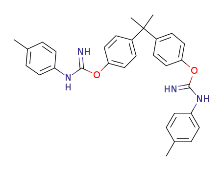 2.2-Bis-<4-p-tolylguanyloxy-phenyl>-propan