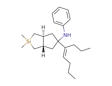 [(3aS,6aS)-2,2-Dimethyl-5-((E)-1-propyl-pent-1-enyl)-octahydro-2-sila-pentalen-5-yl]-phenyl-amine