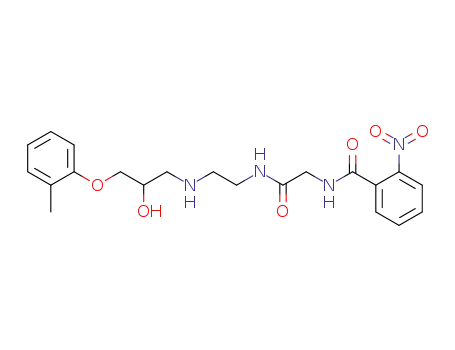 N-{[2-(2-Hydroxy-3-o-tolyloxy-propylamino)-ethylcarbamoyl]-methyl}-2-nitro-benzamide