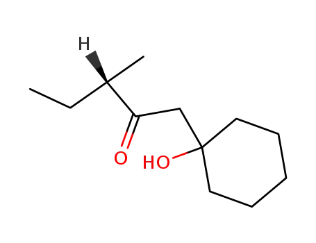(+)-(S)-1-(1-Hydroxycyclohexyl)-3-methyl-2-pentanon